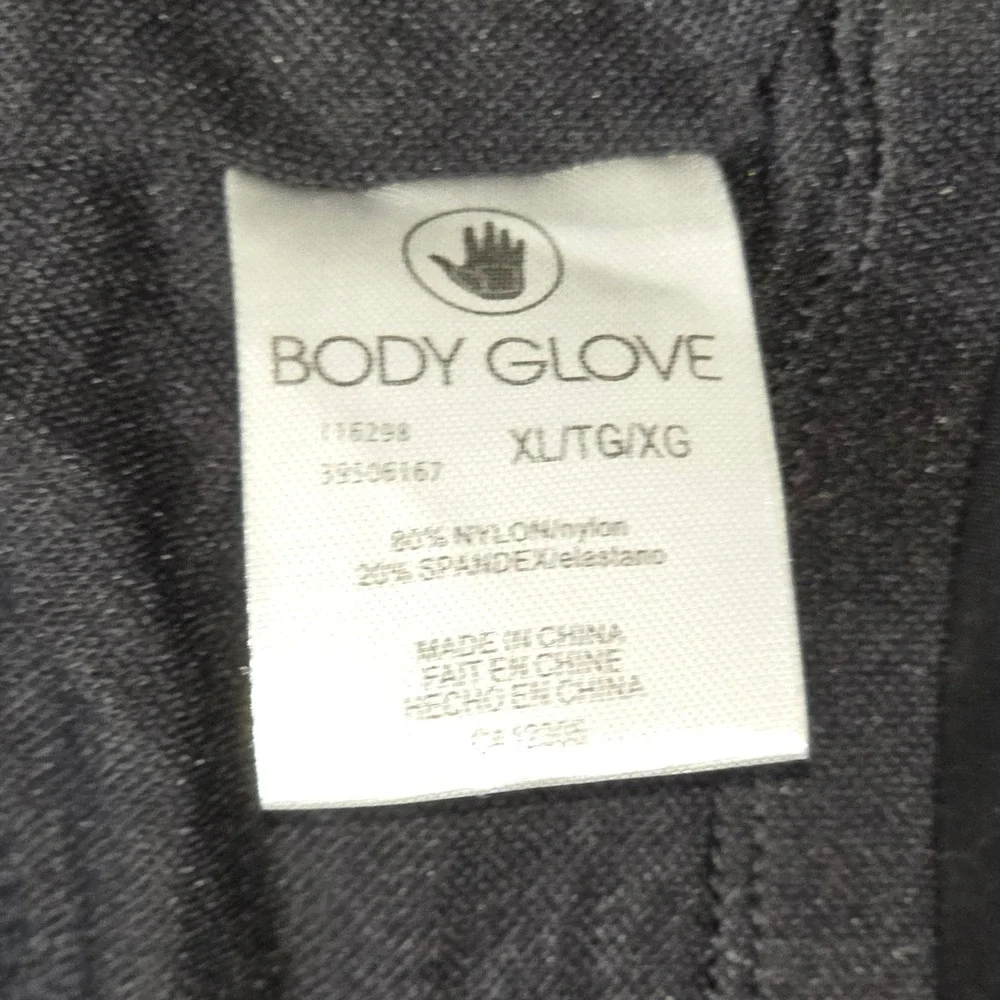 NWT Body Glove Smoothies‎ Norah Black Tankini Swim Top  XL